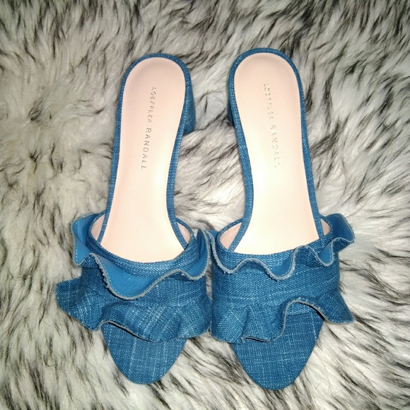 Loeffler Randall Vera Denim Sandal - Picture 6 of 8
